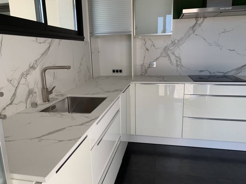 plan de travail en Dekton Aura sur Montpellier