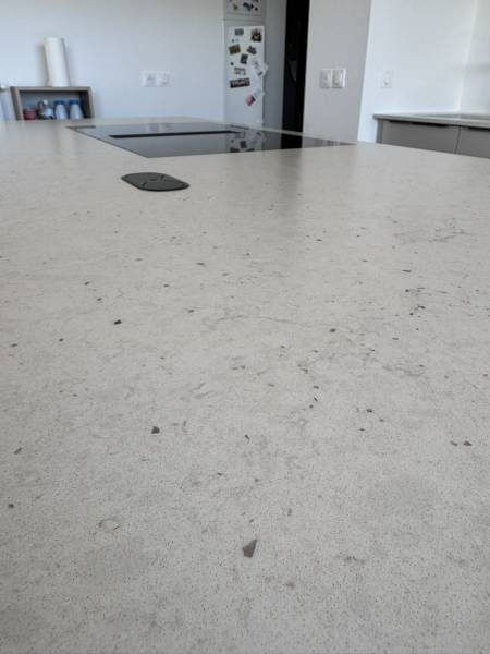 Plan et ilot en Quartz Silestone Lime Delight Sur Mauguio